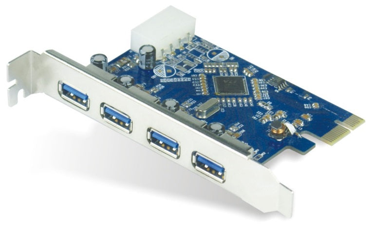 Astrotek 4x Ports USB 3.0 PCIe PCI Express Add-on Card Adapter 5Gbps Windows XP/7/8/10 Server 2008 & VIA chipset - Image 2