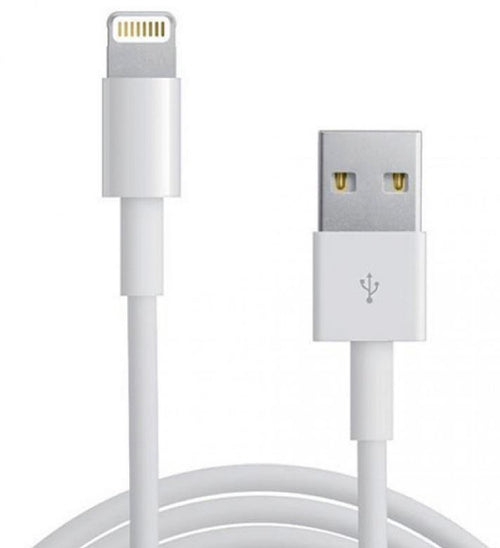 Astrotek 1m USB Lightning Data Sync Charger White Color Cable for iPhone X 9 8 7S 7 Plus 6S 6 Plus 5 5S iPad Air Mini iPod - Image 1