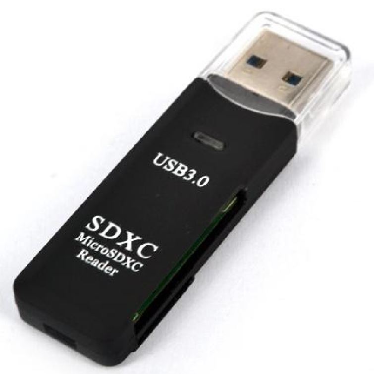 Astrotek USB 3.0 Card Reader for SD and Micro SD Black Colour - Image 1