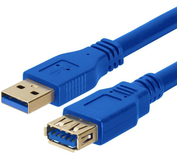 Astrotek USB 3.0 Extension Cable 3m - Type A Male to Type A Female Blue Colour - Image 2