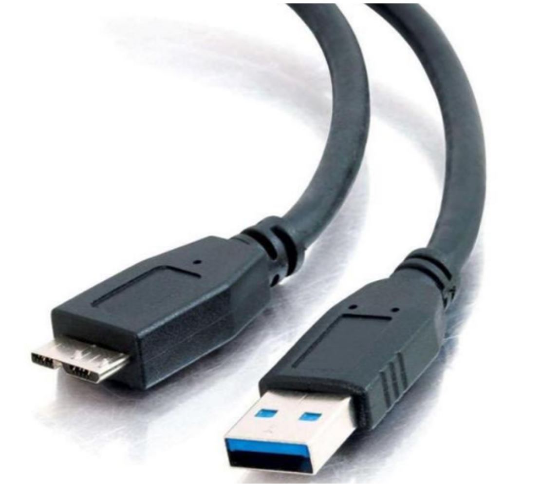 Astrotek USB 3.0 Cable 2m - Type A Male to Micro B Black Colour - Image 1