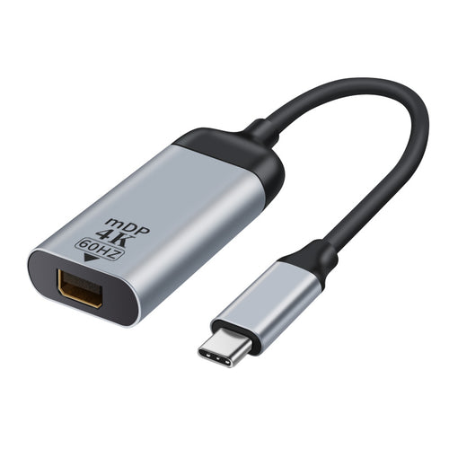 Astrotek USB-C to Mini DP DisplayPort Male to Female Adapter 15cm cable support 4K@60Hz for iPad Pro Macbook Air Samsung Galaxy MS Surface Dell XPS - Image 1