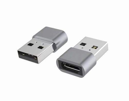 Astrotek USB-C to USB-A Type C Female to Type-A Male OTG Adapter 480Mhz For Laptop, Wall Chargers,Phone Sliver - Image 1