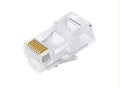 Astrotek CAT6 UTP -RJ45 Connector 8P8C Network Plug 3 Prong Blade 3U"  Gold plating (50pcs/bag) - Image 1