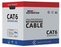 Astrotek CAT6 FTP Cable 305m Roll - Blue Full 0.55mm Copper Solid Wire Ethernet LAN Network 23AWG 0.55cu Solid 2x4p PVC Jacket - Image 1
