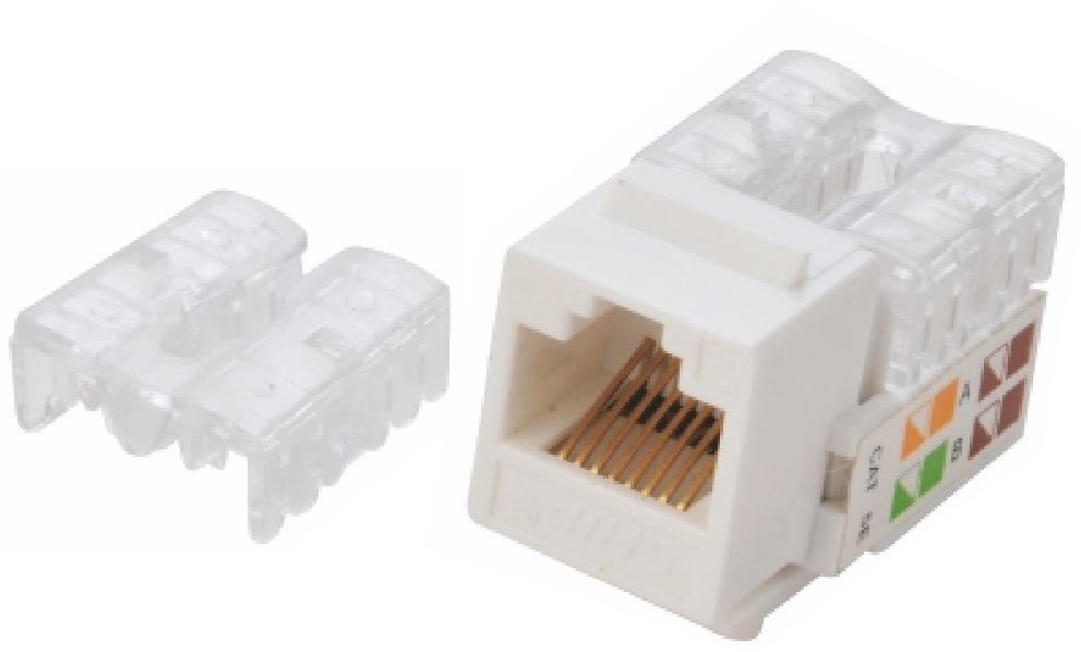 Astrotek CAT6 UTP Outlets Network Keystone Jack for Socket kit 10pcs per pack Poly Bag White LS - Image 2