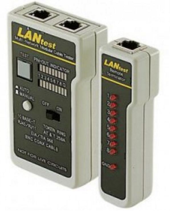 Astrotek RJ45 RJ11 Coaxial Network Ethernet LAN Phone Cable Tester Wire Tracker - Image 1