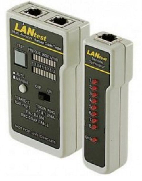 Astrotek RJ45 RJ11 Coaxial Network Ethernet LAN Phone Cable Tester Wire Tracker - Image 2
