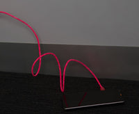 Astrotek 1m LED Light Up Visible Flowing Micro USB Charger Data Cable Pink Charging Cord for Samsung LG Android Mobile Phone - Image 4