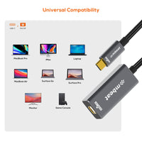 mbeat® Tough Link USB-C to Mini DisplayPort Adapter  Host Interface: USB-C 3.2 Gen 2 Up to 4K@60Hz (3840×2160) Product Weight: 19.2g - Image 3