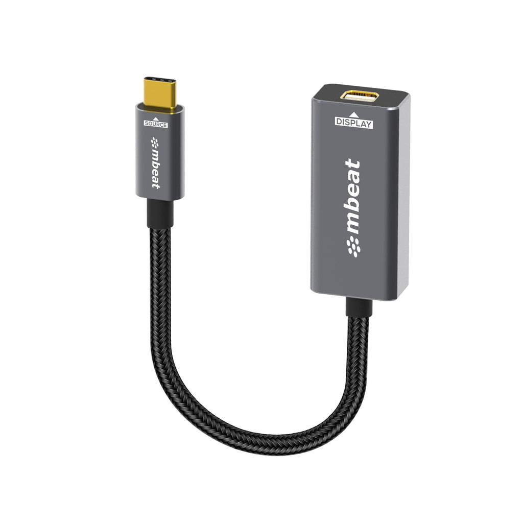 mbeat® Tough Link USB-C to Mini DisplayPort Adapter  Host Interface: USB-C 3.2 Gen 2 Up to 4K@60Hz (3840×2160) Product Weight: 19.2g - Image 5