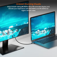 mbeat® Tough Link 8K 1.8m USB-C to DisplayPort Cable  Up to 8K@60Hz (7680×4320) USB-C Version: 3.2 Gen 2 Product Weight: 76.3g - Image 2
