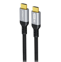 mbeat® Tough Link 3m Certified 8K HDMI Cable - Space Grey HDMI 2.1 (male) to HDMI 2.1 (male) 48Gbps 51g - Image 1