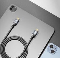 mbeat® Tough Link 3m Certified 8K HDMI Cable - Space Grey HDMI 2.1 (male) to HDMI 2.1 (male) 48Gbps 51g - Image 2