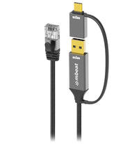 mbeat® Tough Link 1.8m USB 3.2 Gen2 USB-C Cable - Space Grey transfer at speeds up to 10Gbps Video Resolution: Maximum 4K/60Hz - Image 2
