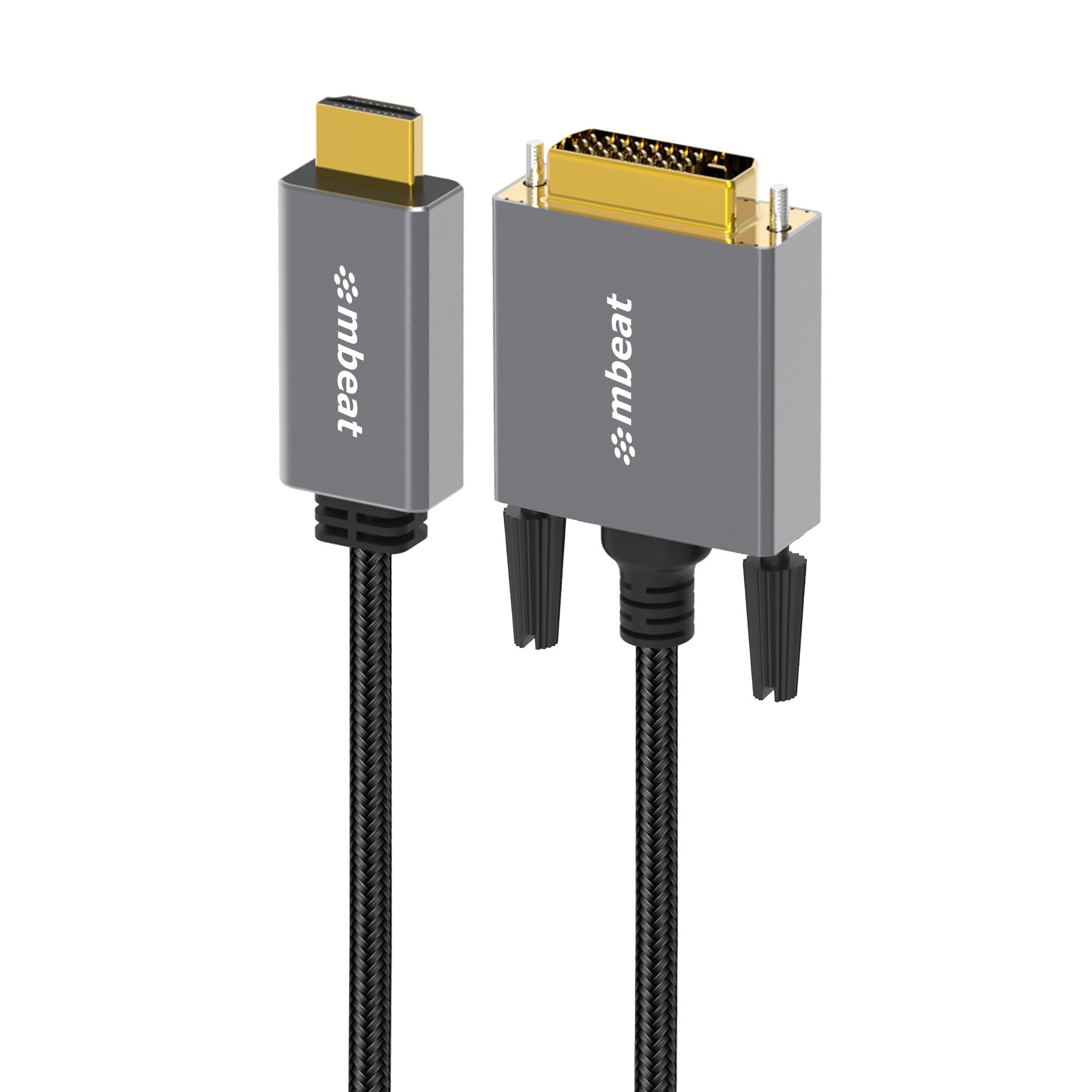 mbeat® Tough Link 1.8m HDMI to DVI Cable  Up to 1080p@60Hz (1920×1080)  Cable Length: 1.8m Package Weight: 163g - Image 5