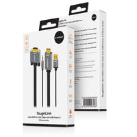 (LS) mbeat® Tough Link 1.8m HDMI to VGA Cable with USB Power & 3.5mm Audio Up to 1080p@60Hz (1920×1080) HDMI (Male)×1; USB-A (Connect to Power)×1 - Image 4