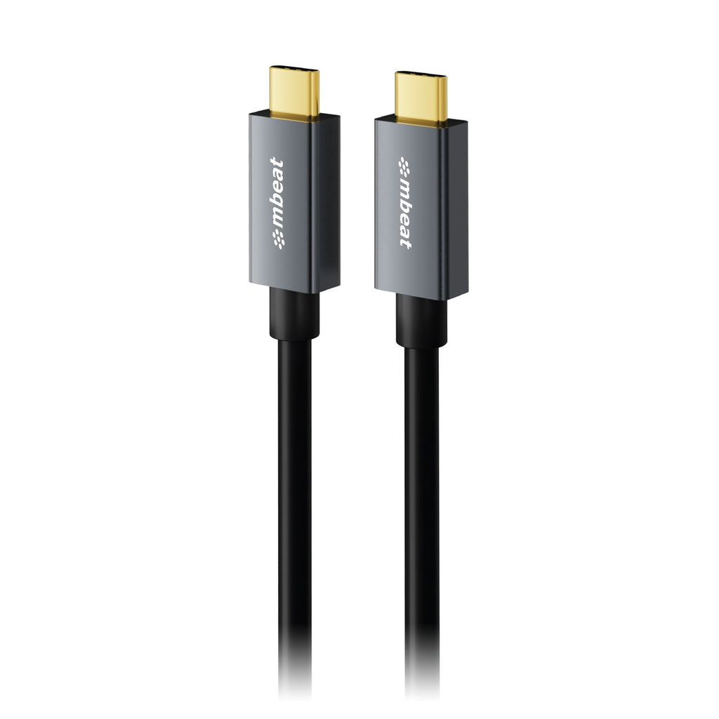 mbeat® Tough Link 1m USB 4.0 USB-C Cable - Space Grey Video Resolution: Maximum 8K/60Hz Package Weight: 85g USB-C 4.0 Product Weight: 60g - Image 5