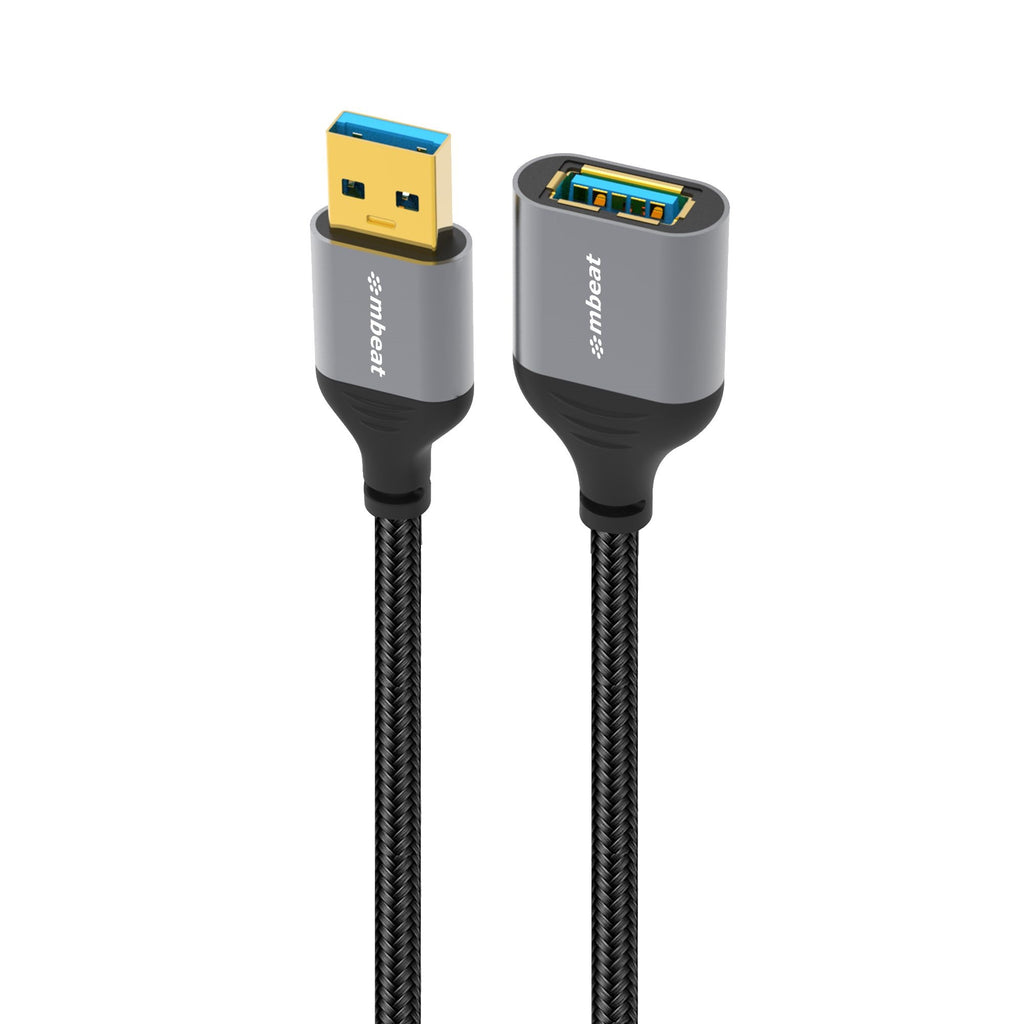 mbeat® Tough Link 1.8m USB 3.0 to USB 3.0 Extension Cable  Plug-and-Play Adaptive Practicality Speed: 5Gbps Package Weight: 96g - Image 5