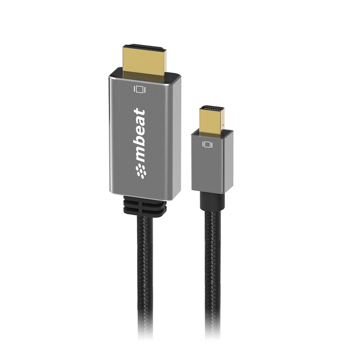mbeat® Tough Link 1.8m Mini DisplayPort to HDMI Cable - Space Grey Package Weight: 100g HDMI Cable Mini Displayport  Package Weight: 100g - Image 5