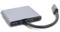 Oxhorn 4-in-1 USB-C to 2x HDMI 1xUSB3.0 1xUSB-C Charging Port 100W Power Delivery Support 4K@30Hz Displays - Image 1