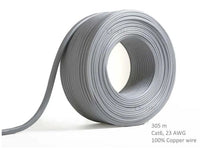 Network Cable Cat6 305m Roll Un-shielded twisted pair UTP 23AWG PVC solid pure 0.56mm copper wire Grey - Image 2