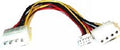 8ware Power Splitter to Hard & FDD + Floppy drv 1x Molex (Female) to 2x Molex (Male) + 1x Floppy (Female) 30cm cable - Image 1