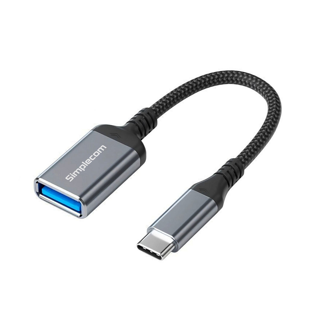 Simplecom CA131 USB-C Male to USB-A Female USB 3.0 OTG Adapter Cable - Image 1