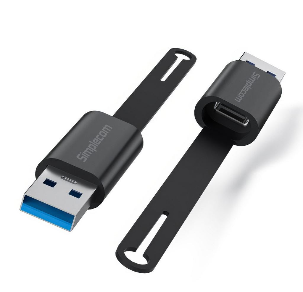 Simplecom CA132 USB-A Male to USB-C Female Adapter USB 3.2 Gen 2 Data & Charging Double-Side 10Gbps - Image 4