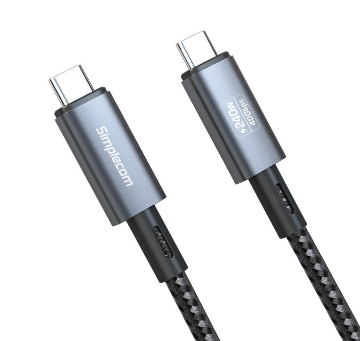 Simplecom CA615 USB-C to USB-C Cable USB4 40Gbps 5A 240W PD3.1 8K@60Hz 1.5M - Image 2