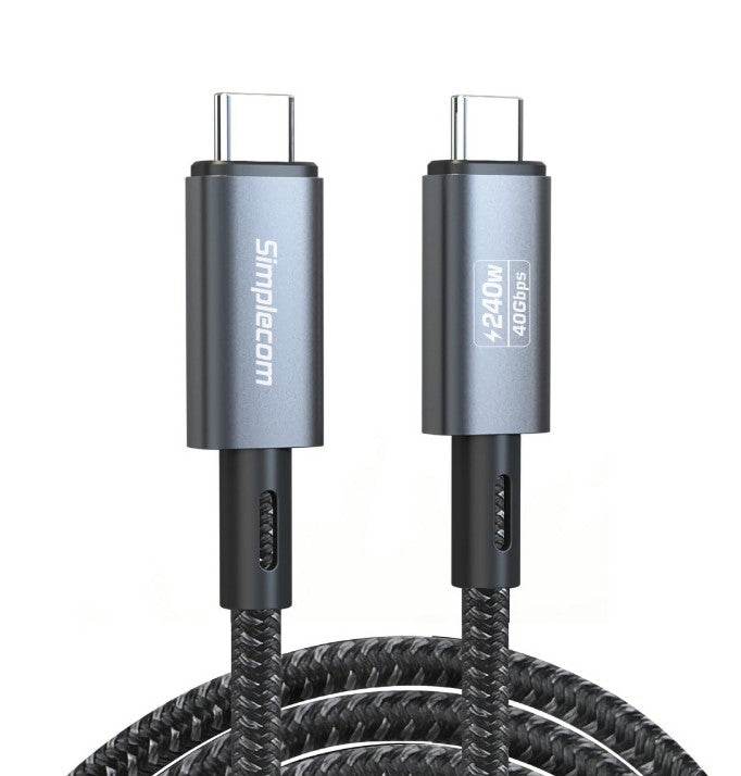 Simplecom CA615 USB-C to USB-C Cable USB4 40Gbps 5A 240W PD3.1 8K@60Hz 1.5M - Image 4