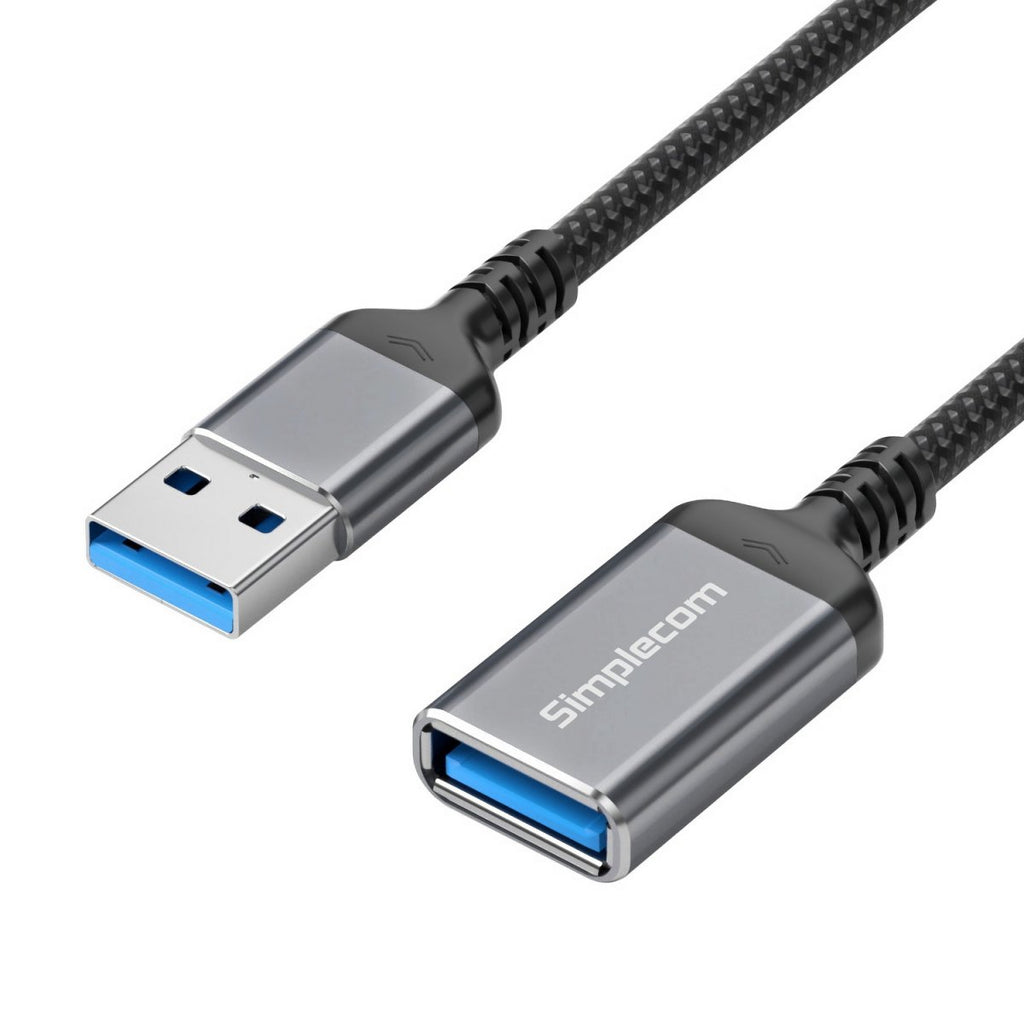 Simplecom CAU320 USB 3.0 Extension Cable USB-A Male to USB-A Female Nylon Braided 2.0M - Image 5