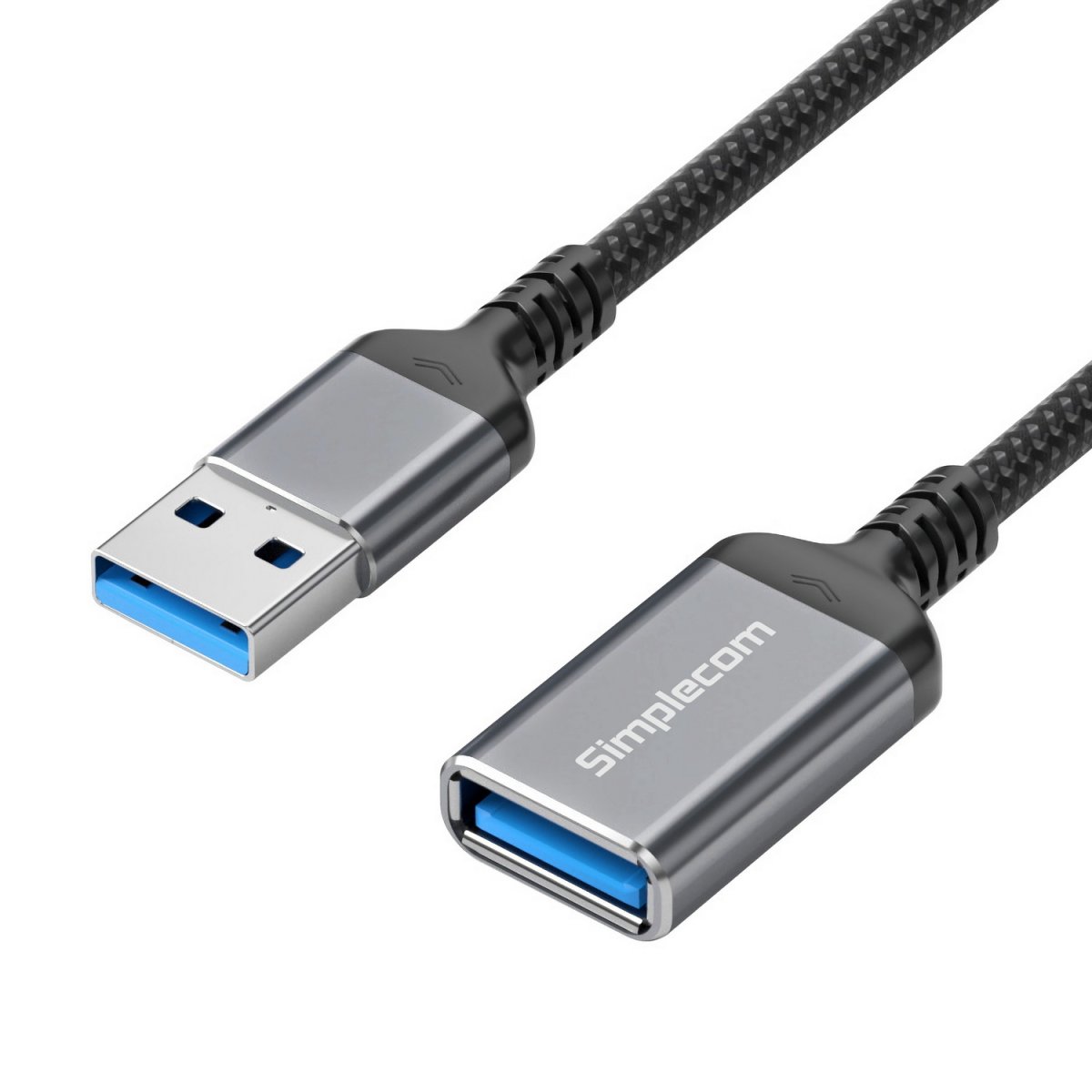 Simplecom CAU320 USB 3.0 Extension Cable USB-A Male to USB-A Female Nylon Braided 2.0M - Image 5