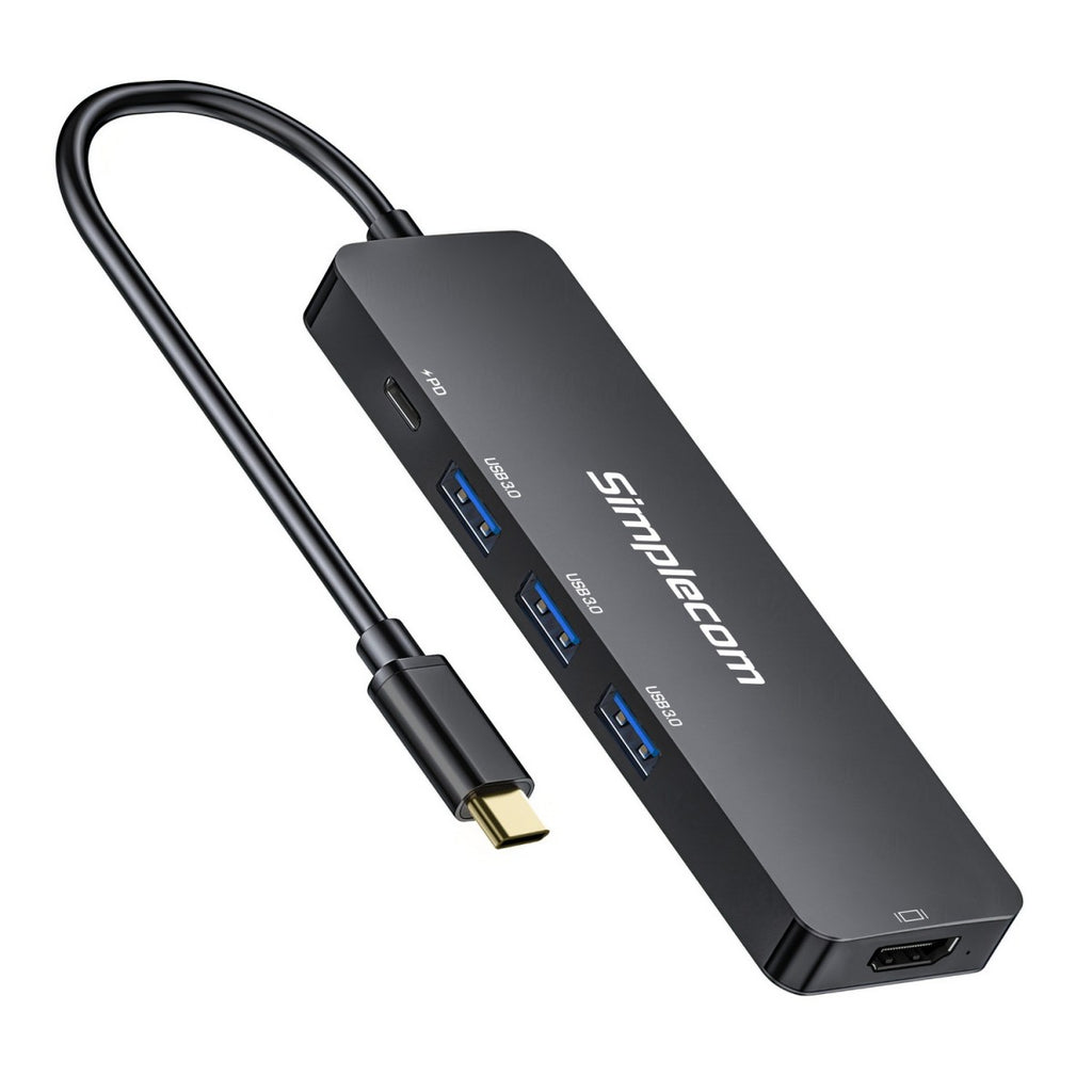 Simplecom CH545 USB-C 5-in-1 Multiport Adapter Docking Station with 3-Port USB 3.0 Hub PD HDMI - Image 4