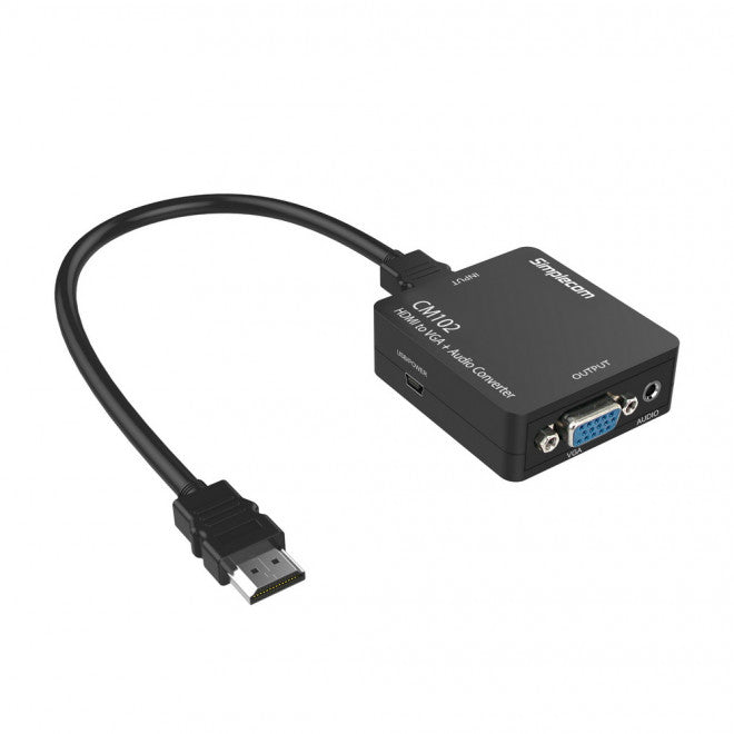Simplecom CM102 HDMI to VGA + Audio 3.5mm Stereo Converter - Image 3