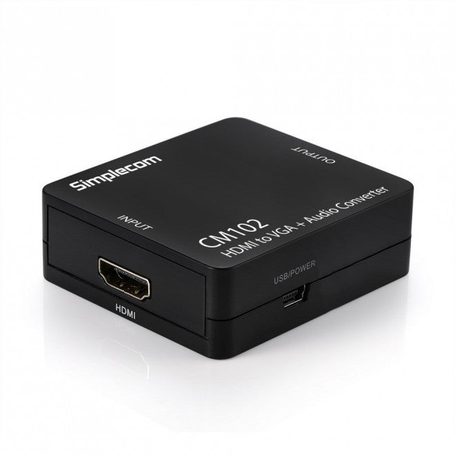 Simplecom CM102 HDMI to VGA + Audio 3.5mm Stereo Converter - Image 2