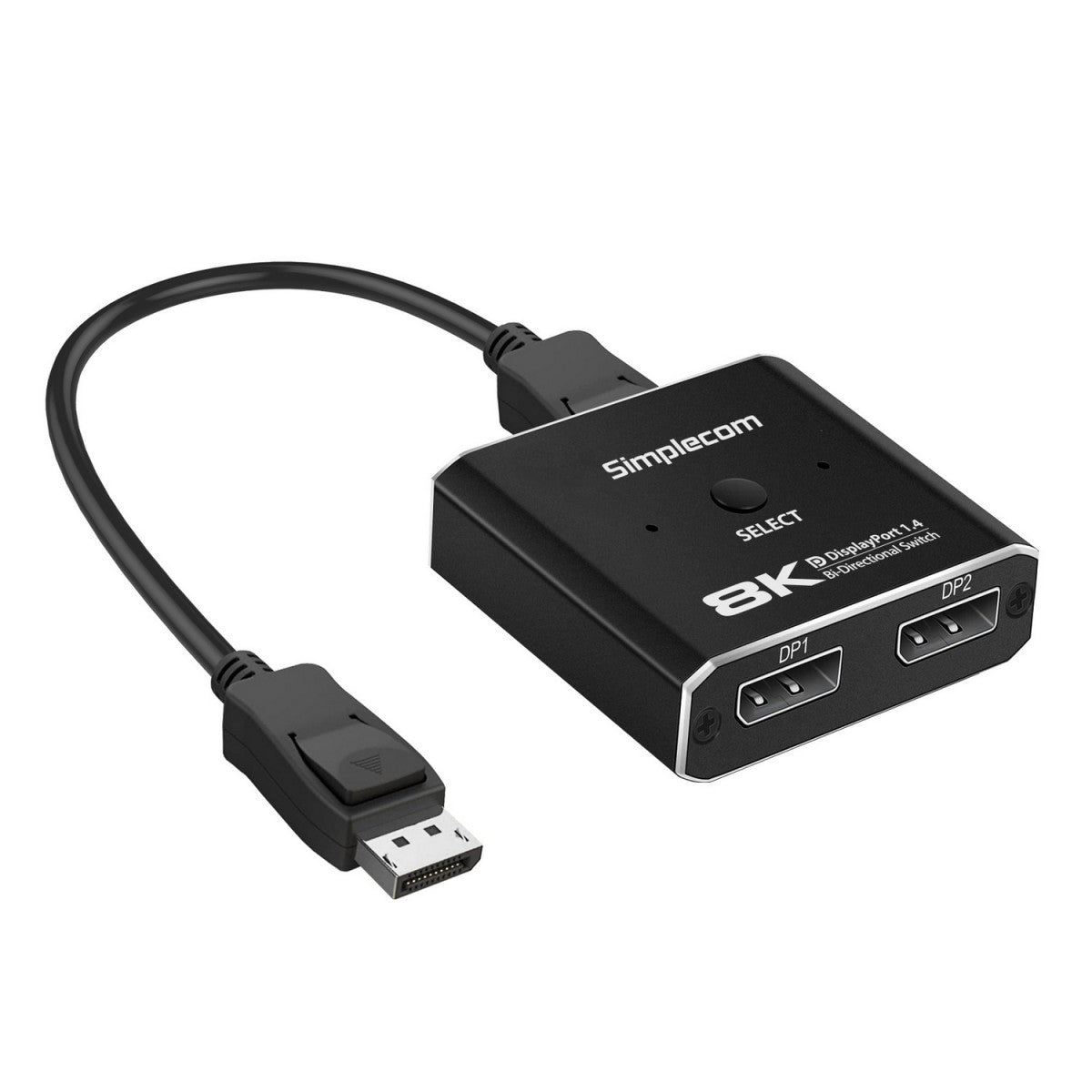 Simplecom CM202 Bi-Directional 2 Way DisplayPort Switch Selector DP 1.4 8K - Image 4
