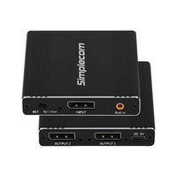 Simplecom CM214 DisplayPort Splitter 1 IN 2 OUT MST Hub for Dual Extended Screens 4K DP 1.4 - Image 3