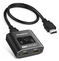 Simplecom CM302V2 Bi-Directional 2 Way HDMI 2.1 Switch Selector 8K - Image 1