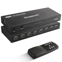 Simplecom CM317 7-Port HDMI 2.0 Switch with Remote 7 IN 1 OUT Splitter HDCP 2.2 4K@60Hz - Image 2