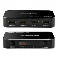 (LS)Simplecom CM324 4 Way HDMI 2.0 Switch 4 IN 1 OUT Ultra HD 4K 60Hz HDR HDCP 2.2 - Image 2