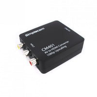 Simplecom CM401 Composite AV CVBS 3RCA to HDMI Video Converter 1080p Upscaling - Image 2