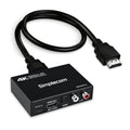 Simplecom CM423v4 HDMI 2.0 Audio Extractor Dual-Mode with ARC/eARC Optical SPDIF 2RCA 3.5mm Stereo 4K@60Hz - Image 1