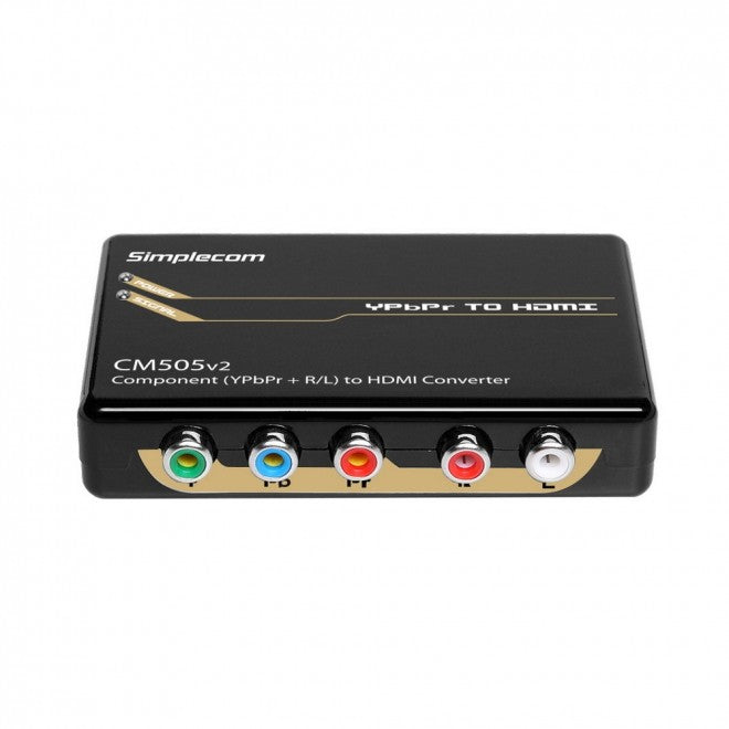(LS)Simplecom CM505v2 Component (YPbPr + Stereo R/L) to HDMI Converter Full HD 1080p - Image 2