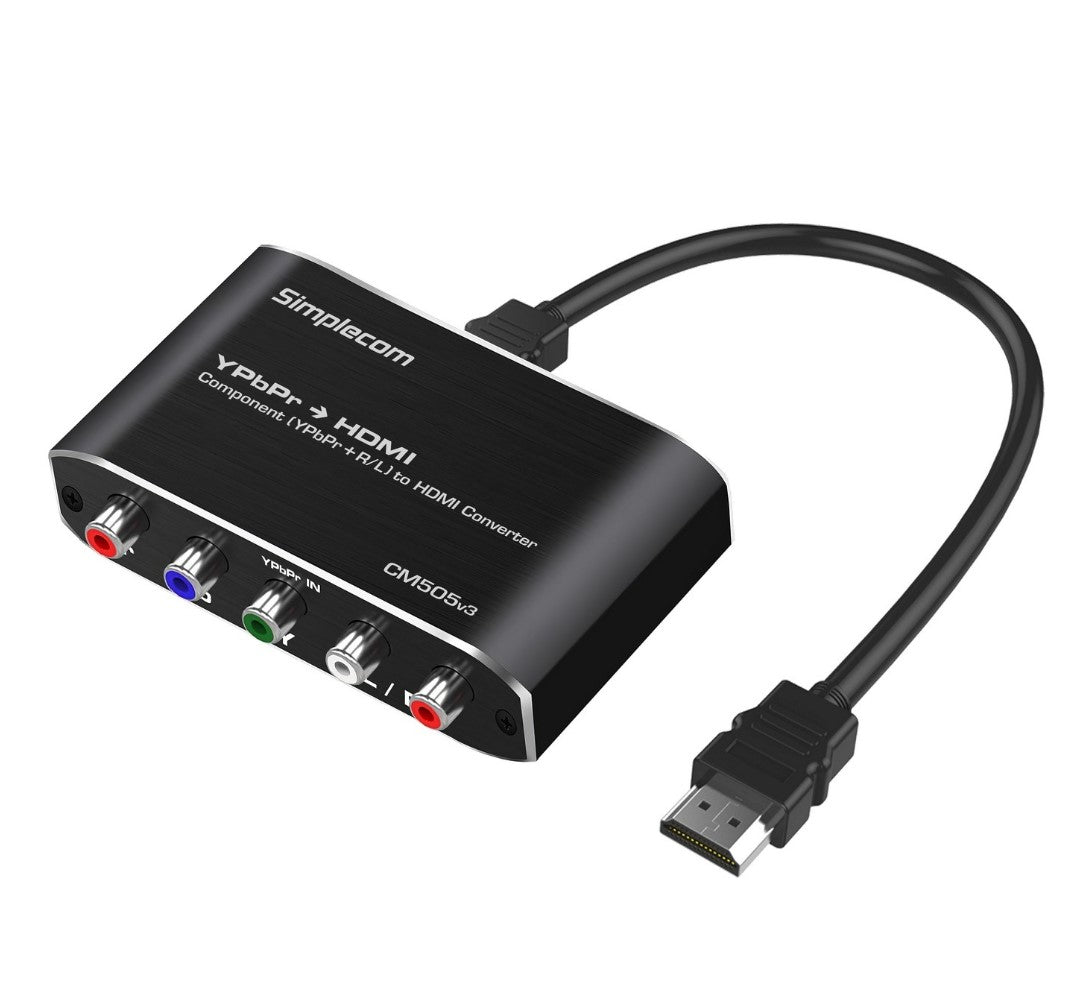(LS)Simplecom CM505v3 Component (YPbPr + Stereo R/L) to HDMI Converter Full HD 1080p - Image 2