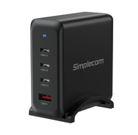 Simplecom CU400 4-Port PD 100W GaN Fast Charger 3xUSB-C + USB-A for Phone Tablet Laptop - Image 4