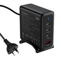 Simplecom CU400 4-Port PD 100W GaN Fast Charger 3xUSB-C + USB-A for Phone Tablet Laptop - Image 2