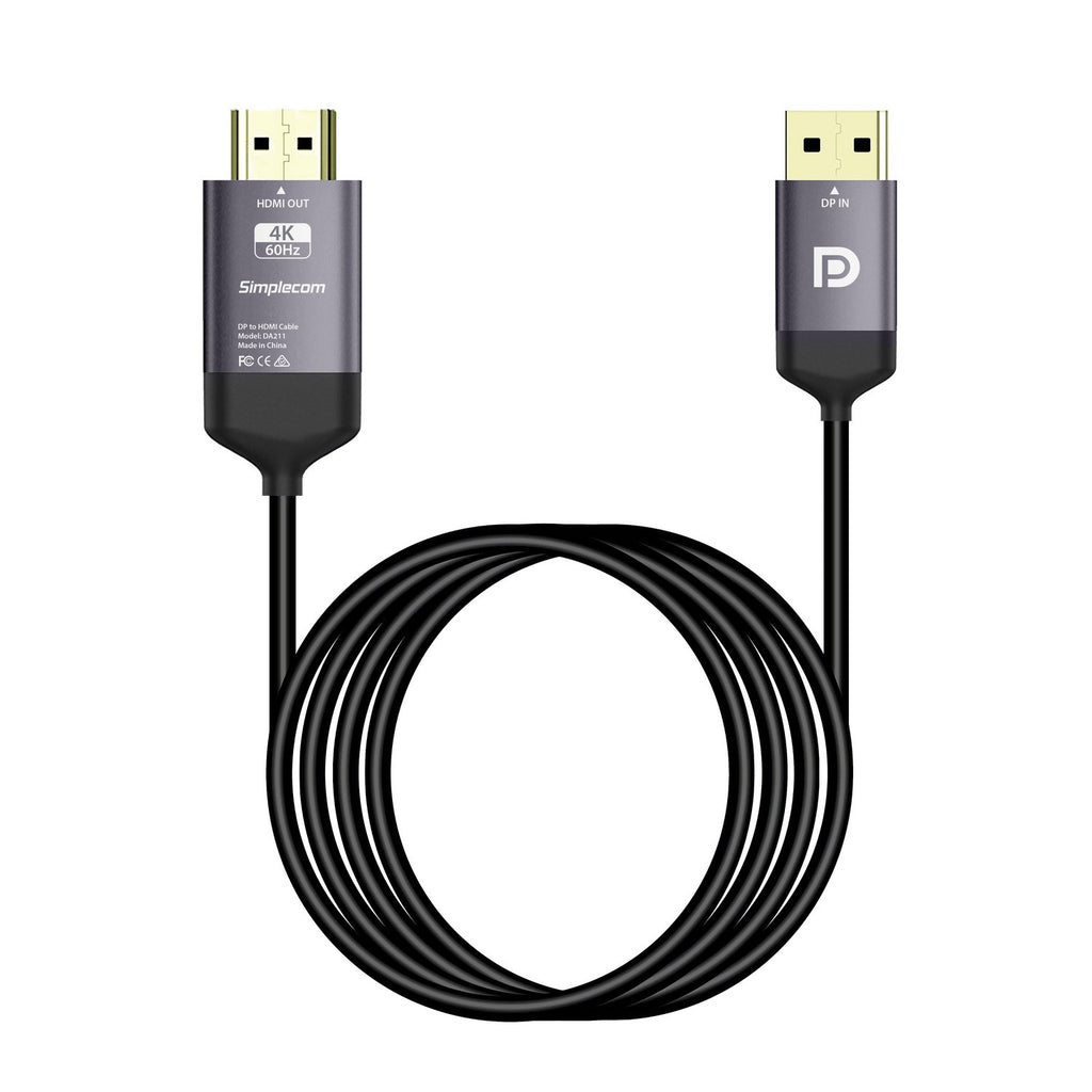 (LS)Simplecom DA211 Active DisplayPort to HDMI 2.0 Cable 2M 4K@60Hz - Image 3