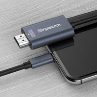 Simplecom DA322 USB-C Type-C to HDMI 2.0 Cable 2M HDCP 4K@60Hz - Image 4