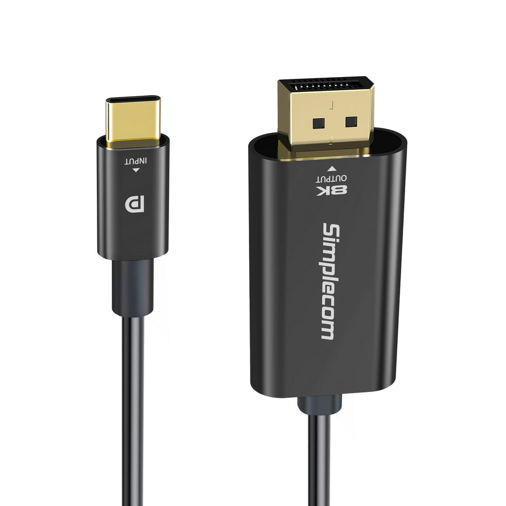 Simplecom DA323 USB-C to DisplayPort Cable DP1.4 8K@60Hz 2M - Image 2